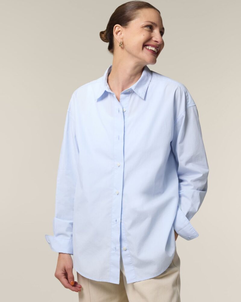 Stella Styler Shirt STWW973 Summer Blue Damen Model