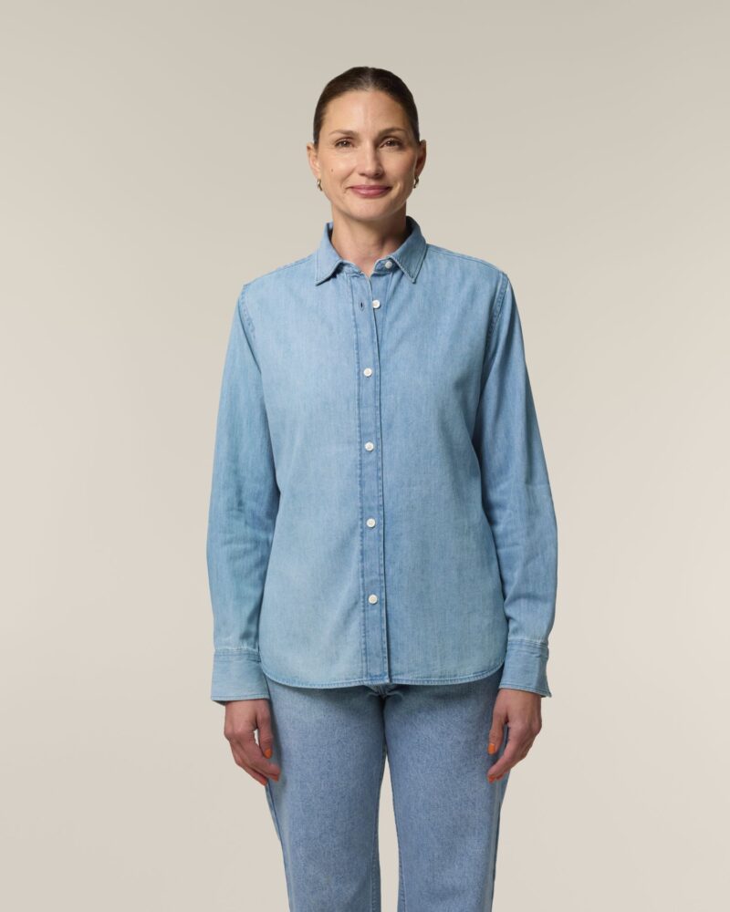 Stella Denim Shirt STWW970 Light Wash Damen vorne