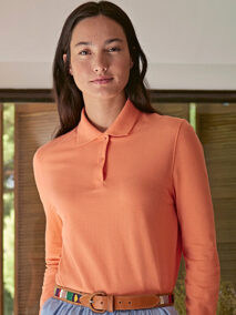 B&C BE INSPIRED My Polo 210 Long Sleeve :Women PW464 Model 1